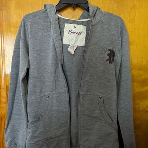 [Teen's] Gray Zip-Up Hoodie